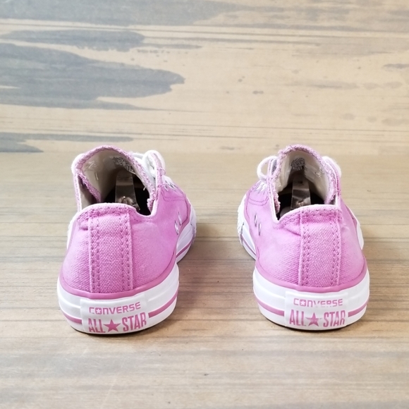 ***SOLD***Converse All Star Low Top Pink Sneakers - Picture 6 of 8